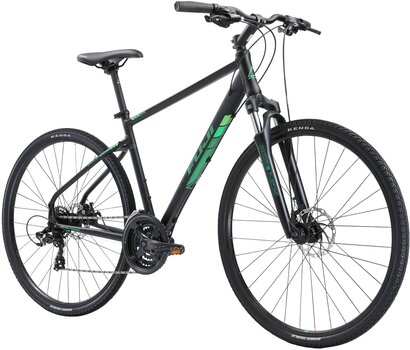 Hybrid Bike Fuji Traverse 1.7 Satin Black/Green M-17" Hybrid Bike - 2