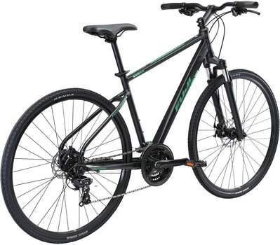 Hybrid Bike Fuji Traverse 1.7 Satin Black/Green M-17" Hybrid Bike - 3