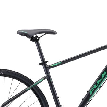 Hybrid Bike Fuji Traverse 1.7 Satin Black/Green M-17" Hybrid Bike - 5