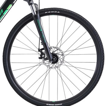 Hybrid Bike Fuji Traverse 1.7 Satin Black/Green M-17" Hybrid Bike - 8