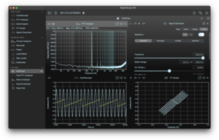 Software da studio Faber Acoustical Pro Tool Set License for SignalScope XM v12 - 2