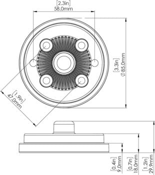 Angelhalter Railblaza HEXX Mounting Base with Fasteners Angelhalter - 3