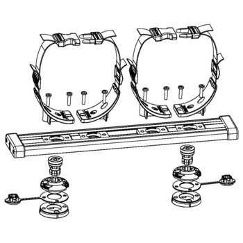 Uchwyt wedkarsky Railblaza TracPort Dive and Gas Bottle Holder Kit Uchwyt wedkarsky - 5