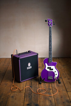 4-string Bassguitar Orange O-Bass Glenn Hughes Purple 4-string Bassguitar - 9