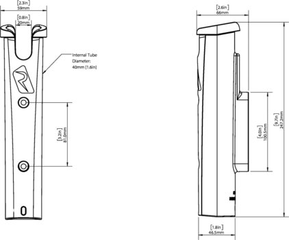 Angelhalter Railblaza RodStow Single Angelhalter - 4