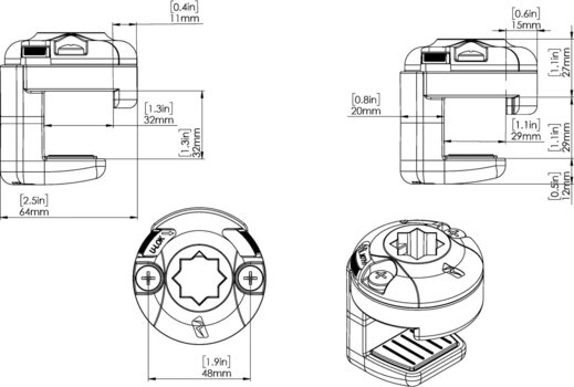 Държач за риболов Railblaza Pontoon Boat RailMount StarPort 28-32 Държач за риболов - 9