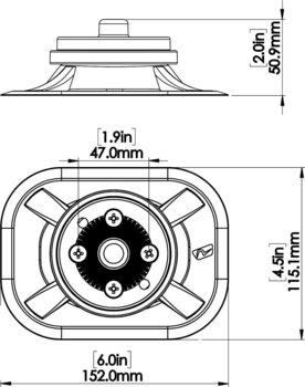 Titulaire de pêche Railblaza HEXX Adhesive Mount Titulaire de pêche - 8