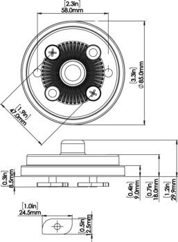 Titulaire de pêche Railblaza HEXX Kayak Track Mount Titulaire de pêche - 9