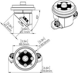 Dodatna oprema za čamce na naduvavanje Railblaza HEXX Track Mount 45° Dodatna oprema za čamce na naduvavanje - 6