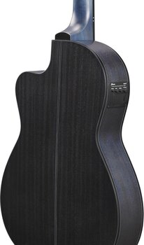 Klassisk guitar med forforstærker Ibanez GA5FMTCE-OB Berry Blue - 7