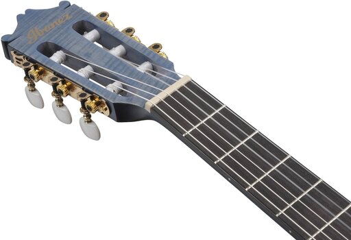 Klassisk guitar med forforstærker Ibanez GA5FMTCE-OB Berry Blue - 8