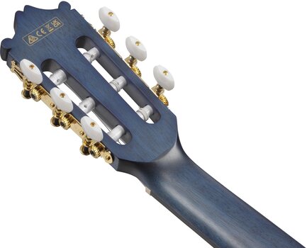 Klassisk guitar med forforstærker Ibanez GA5FMTCE-OB Berry Blue - 9
