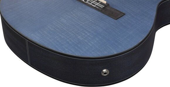 Klassisk guitar med forforstærker Ibanez GA5FMTCE-OB Berry Blue - 11