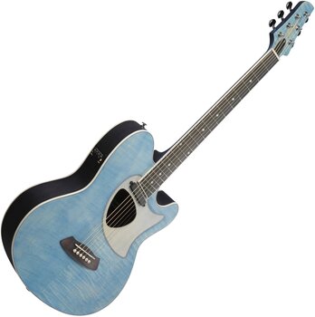 Speciell akustisk-elektrisk gitarr Ibanez TCM50FM-ODB Denim Blue Speciell akustisk-elektrisk gitarr - 3