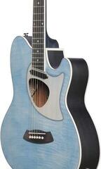 Speciel akustisk-elektrisk guitar Ibanez TCM50FM-ODB Denim Blue Speciel akustisk-elektrisk guitar - 5