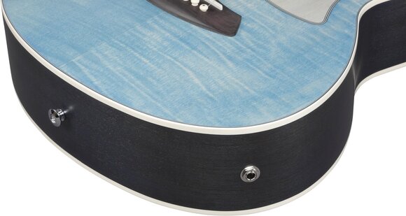 Special Acoustic-electric Guitar Ibanez TCM50FM-ODB Denim Blue Special Acoustic-electric Guitar - 10