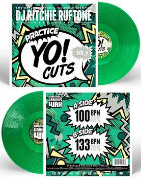 Płyta winylowa DJ Ritchie Rufftone - Practice Yo! Cuts Vol. 9 (Green Coloured) (LP) - 2