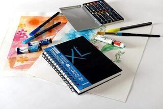 Skizzenbuch Canson Book Wire Bound Long Side XL Mixed Media Skizzenbuch A4 160 g Portrait - 1