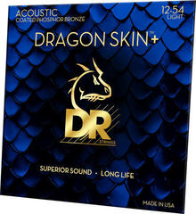 Corde Chitarra Acustica DR Strings Dragon Skin+ Coated Phosphor Bronze Light 12-54 Corde Chitarra Acustica - 1