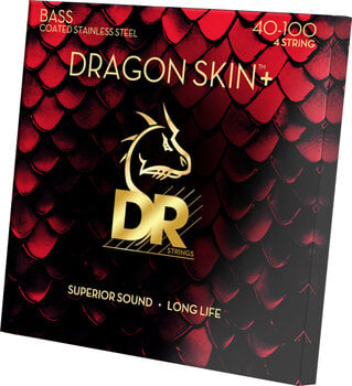 Bassguitar strings DR Strings Dragon Skin+ Coated Steel Light 40-100 Bassguitar strings - 2