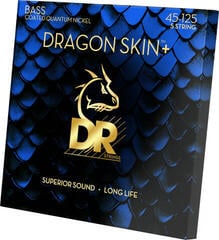 Snaren voor 5-snarige basgitaar DR Strings Dragon Skin+ Coated Nickel 5-String Medium 45-125 Snaren voor 5-snarige basgitaar - 1