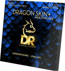 Cuerdas de bajo DR Strings Dragon Skin+ Coated Nickel 6-String Medium 30-125 Tapered Multi-Scale Cuerdas de bajo - 1