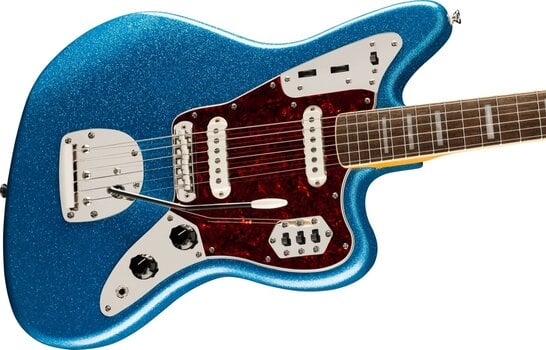 Electric guitar Fender Squier FSR Classic Vibe 70s Jaguar LRL Blue Sparkle Electric guitar (Just unboxed) - 2