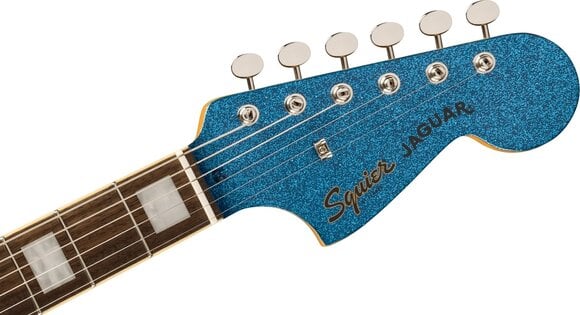 Electric guitar Fender Squier FSR Classic Vibe 70s Jaguar LRL Blue Sparkle Electric guitar - 5