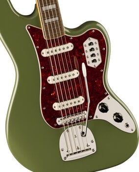 6-strenget basguitar Fender Squier FSR Classic Vibe Bass VI LRL Olive 6-strenget basguitar - 4