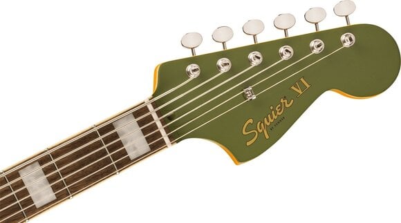 6-струнна бас китара Fender Squier FSR Classic Vibe Bass VI LRL Olive 6-струнна бас китара - 6