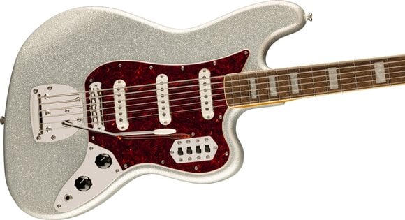 6-strenget basguitar Fender Squier FSR Classic Vibe Bass VI LRL Silver Sparkle 6-strenget basguitar - 3