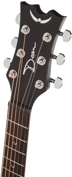 Folk-guitar Dean Guitars Flight Mahogany Travel Guitar Black Satin Folk-guitar - 3