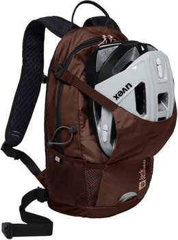 Cycling backpack and accessories Jack Wolfskin Velocity 12 Dark Rust Backpack - 6