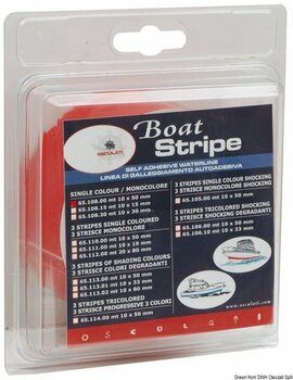 Waterline Tape Osculati Boat Strip 10m x 15mm Red - 3