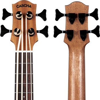 Bass Ukulele Cascha HH 2175 Bass Ukulele Natural - 5