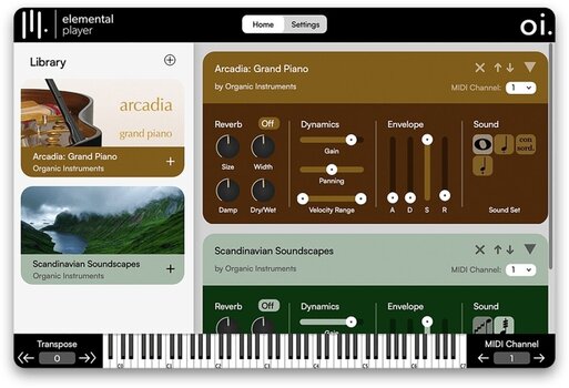 Program VST Instrument Studio Organic Instruments Elemental Studio - Annual (Produs digital) - 2