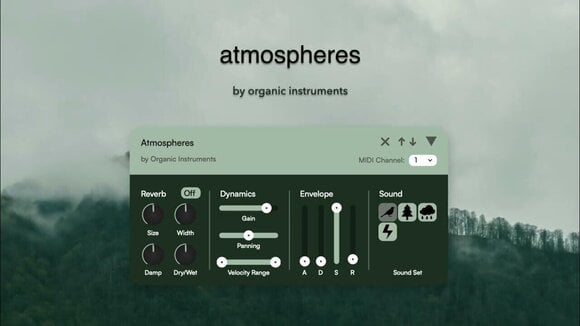 Biblioteca de samples e sons Organic Instruments Atmospheres (Produto digital) - 2