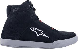 Botas de moto Alpinestars Chrome Shoes Black/Cool Gray/Red Fluo 40 Botas de moto - 1