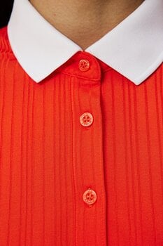 Polo Shirt J.Lindeberg Moira Polo Tangerine Tango M Polo Shirt - 6