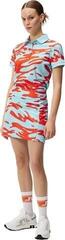 Polo-Shirt J.Lindeberg Tour Tech Print Womens Neptune Atomizer S Polo-Shirt - 2