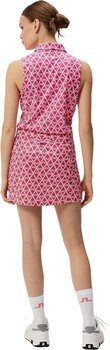Polo Shirt J.Lindeberg Dena Print Sleeveless Golf Fuchsia Purple XS Polo Shirt - 9