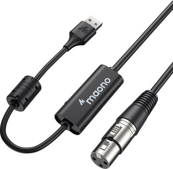 Cablu complet pentru microfoane Maono XU01 Negru 3 m - 3
