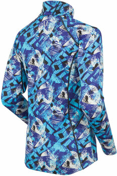Felpa con cappuccio/Maglione Sunice Megan Superlite FX Strech Womens Sweater Violet Blue Flash Print S - 3