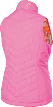 Kamizelka Sunice Maci Reversible Womens Vest Pink/Neon Pink Flash Print XS - 2