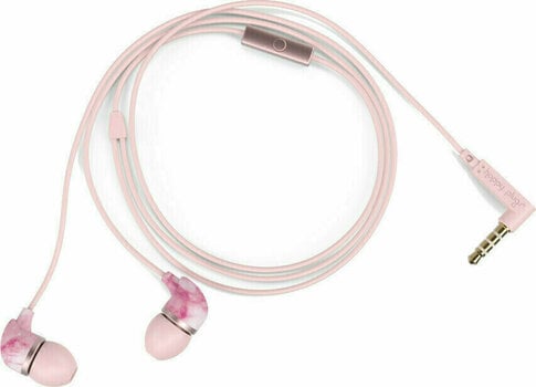 Sluchátka do uší Happy Plugs In-Ear Pink Marble - 3