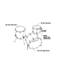 Bateria Tama WBS32RZS-SPF Starclassic/Walnut Birch Satin Sapphire Fade Bateria - 4