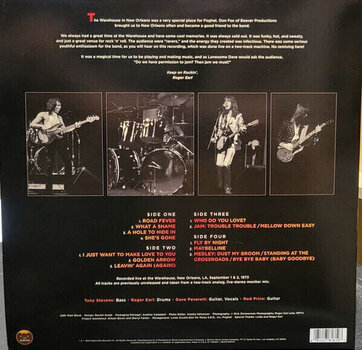 Vinyl Record Foghat - Permission To Jam: Live In New Orleans 1973 (Rsd 2024) (2 LP) - 6