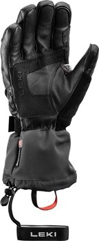 Ski Gloves Leki Griffin Thermo 3D Black/Graphite/Sand 7 Ski Gloves - 3