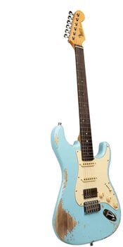 Electric guitar Henry's ST-1 Python Blue Relic Electric guitar - 4