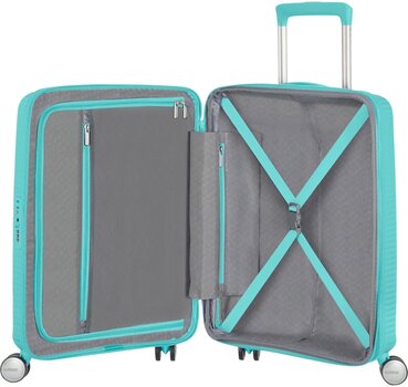 Lifestyle-rugzak / tas American Tourister Soundbox Spinner EXP 55/20 Cabin Poolside Blue 35,5/41 L Bagage - 3